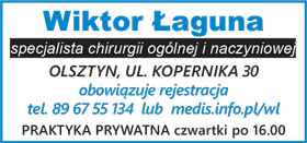 lek. med. Wiktor Łaguna chirurg naczyniowy Olsztyn