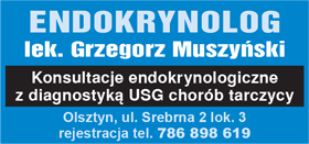 Grzegorz Muszyński endokrynolog USG tarczycy Olsztyn