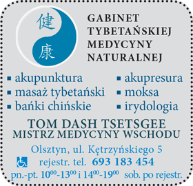 Gabinet Tybetańskiej Medycyny Naturalnej Olsztyn