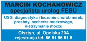 lek. med.<br>Marcin Kochanowicz urolog Olsztyn